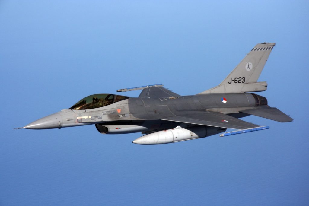 La RNLAF enviará F-16AM/BM a Rumania para entrenar a los ucranianos.  Foto: RNLAF.