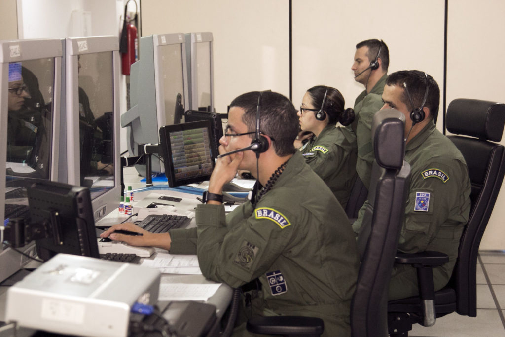Militares da FAB treinaram estratégias de defesa aérea durante a RACOAM (Fotos: FAB).