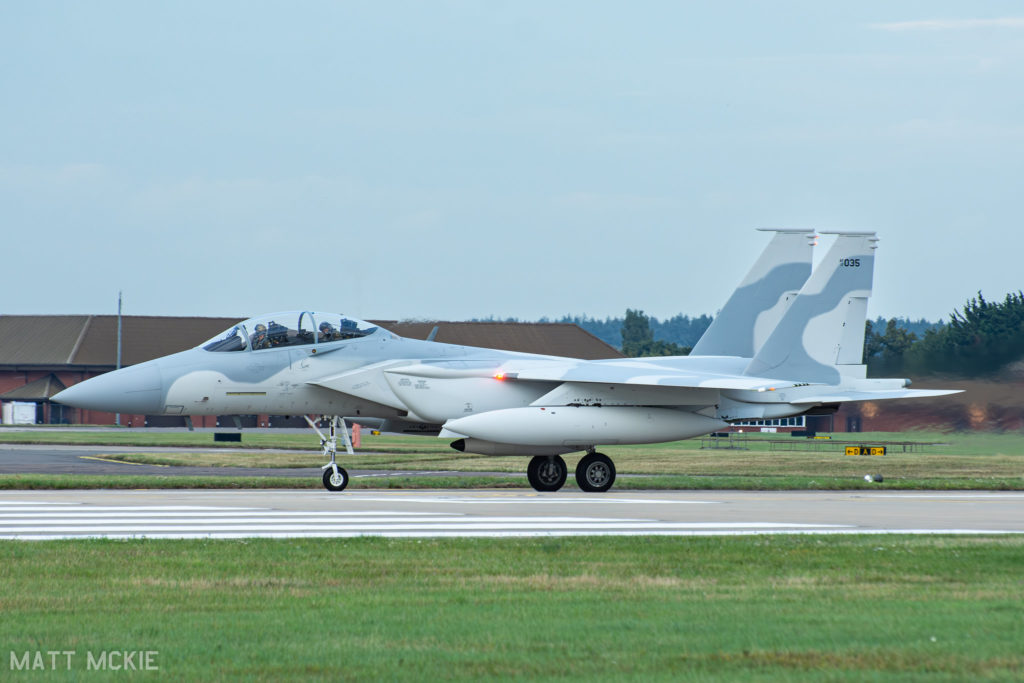 Cinco F-15QA Advanced Eagle más entregados a Qatar (Foto: Matt Mckie).