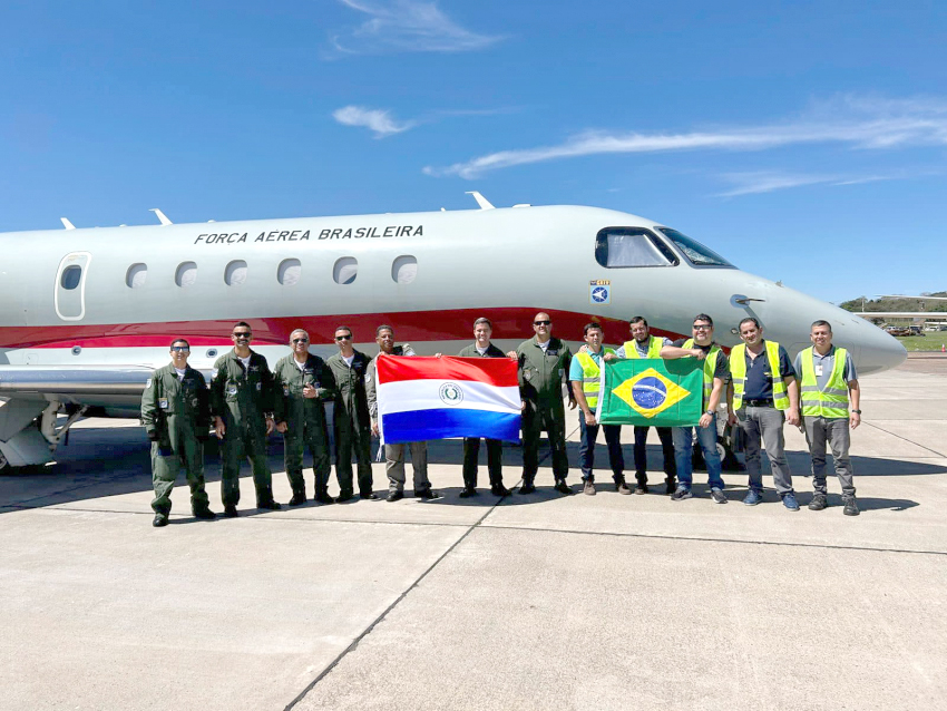 El GEIV realizó nuevamente misión en Paraguay (Foto: DINAC).