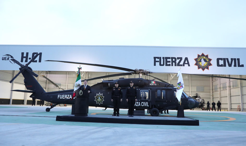 Estado mexicano de Nuevo León recebe UH-60A+ Black Hawk (Fotos: Governo de Nuevo León).