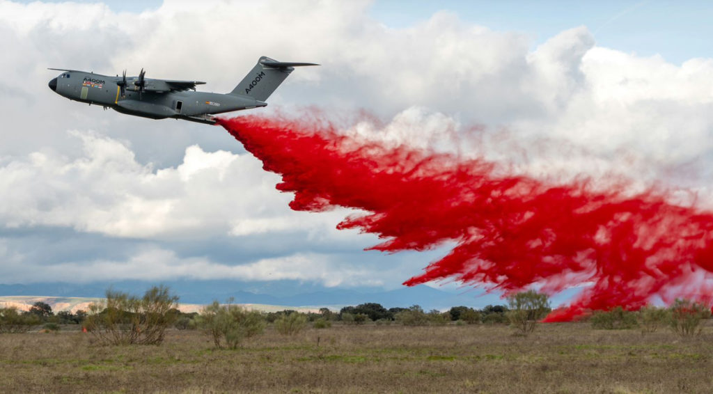 Airbus atualiza kit de combate a incêndios do A400M (Foto: Airbus).
