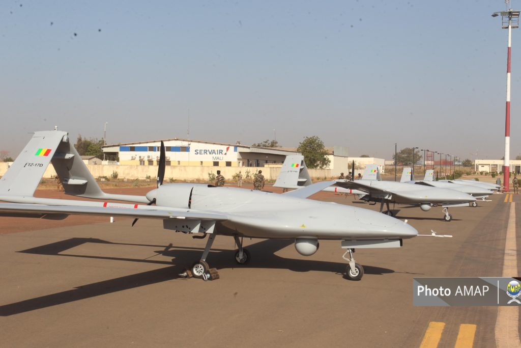 Mali recebe novo lote de drones Bayraktar TB2 (Fotos: Presidência do Mali).