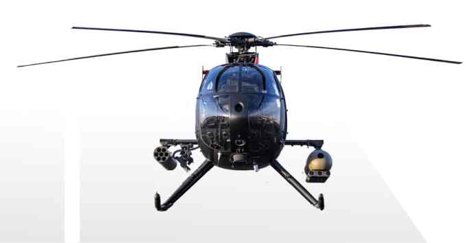 Batedor de ataque leve AH530. Foto: MD Helicopters.