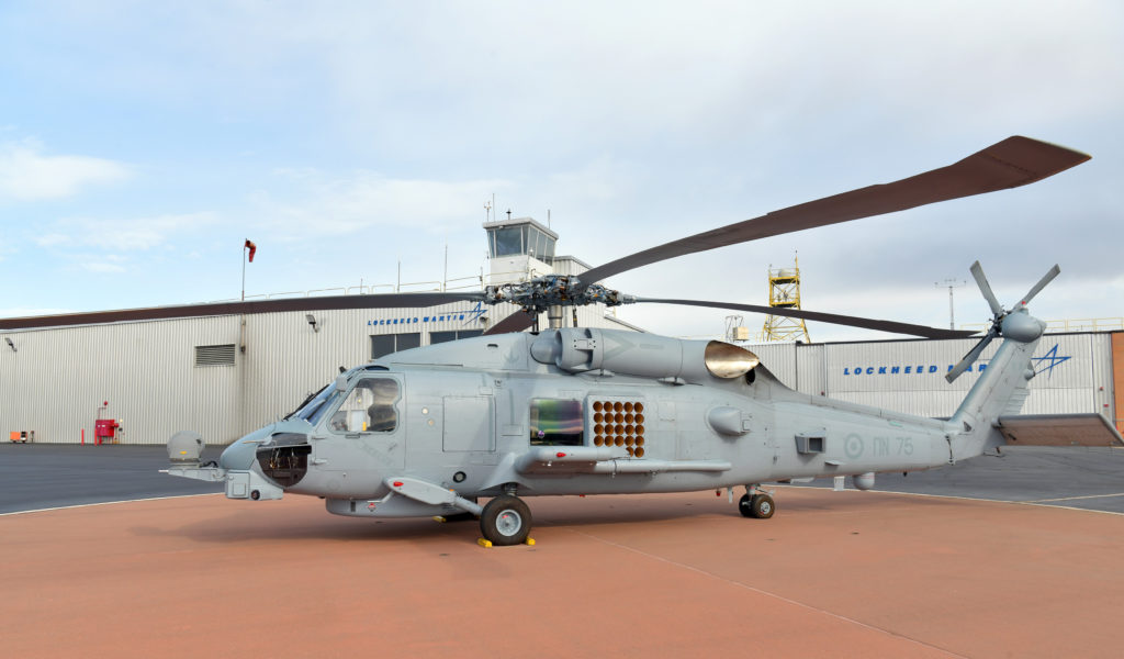 O MH-60R PN-75 visto da Marinha Grega. Foto: Sikorsky.