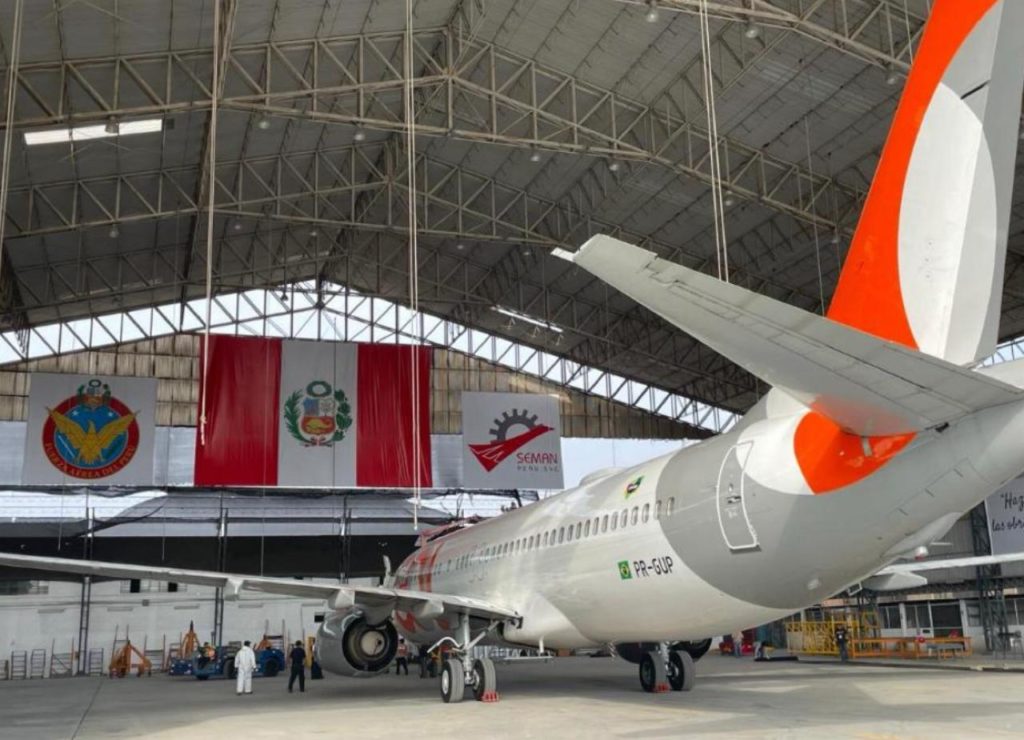 Força Aérea Peruana realizará manutenção em 13 B737 da GOL (Fotos: SEMAN).