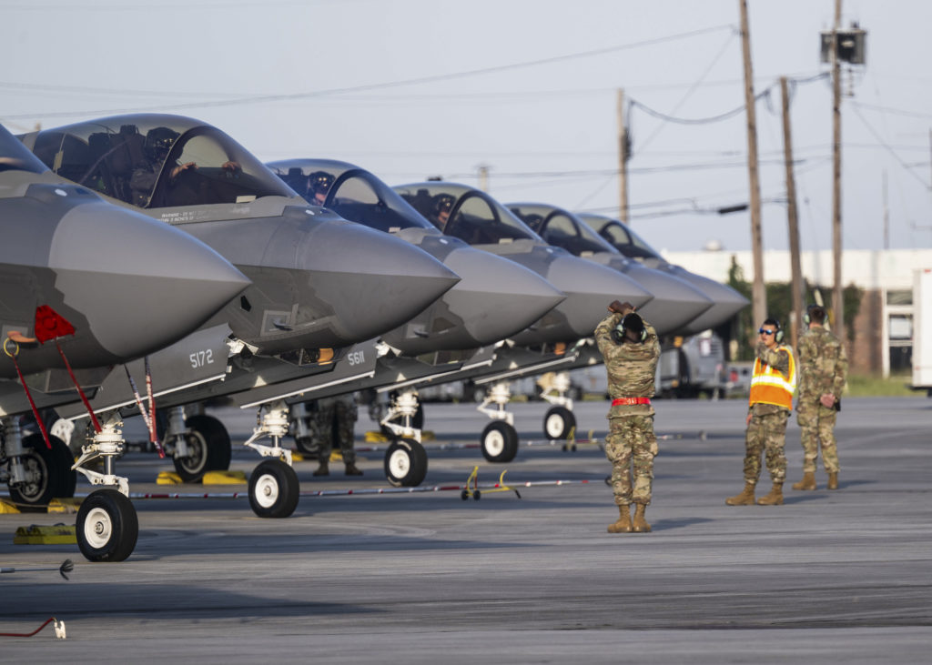 Entregas do F-35 devem ser retomadas em julho. Foto: USAF/Staff Sgt. Kaitlyn Ergish.