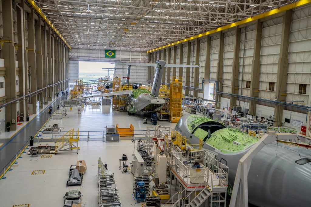 Embraer ampliará a linha de produção do KC-390 Millennium (Foto: Embraer).