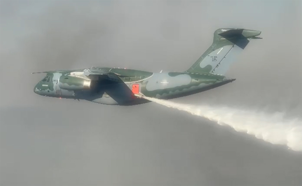 FAB: a importante missão do KC-390 no combate aos incêndios no Pantanal (Fotos: FAB).