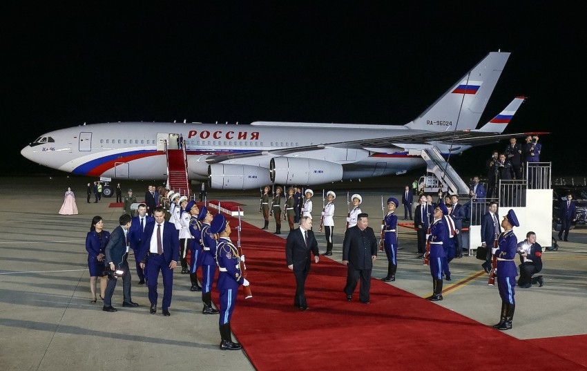 Putin visita a Coreia do Norte após mais de duas décadas e causa preocupação no ocidente (Fotos: Kremlin).